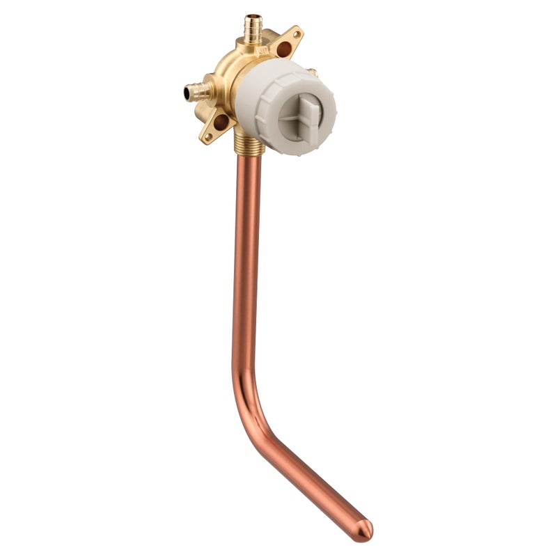 Moen U140X-PF M-CORE 3-Series 4 Port Tub and Shower Pre-Fabricated Mixing Valve with Crimp Ring PEX Connections - Image 1